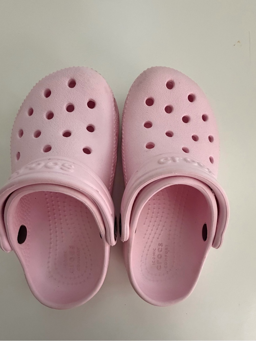 CROCS Kids' Classic Clogs in Pastel Pink
